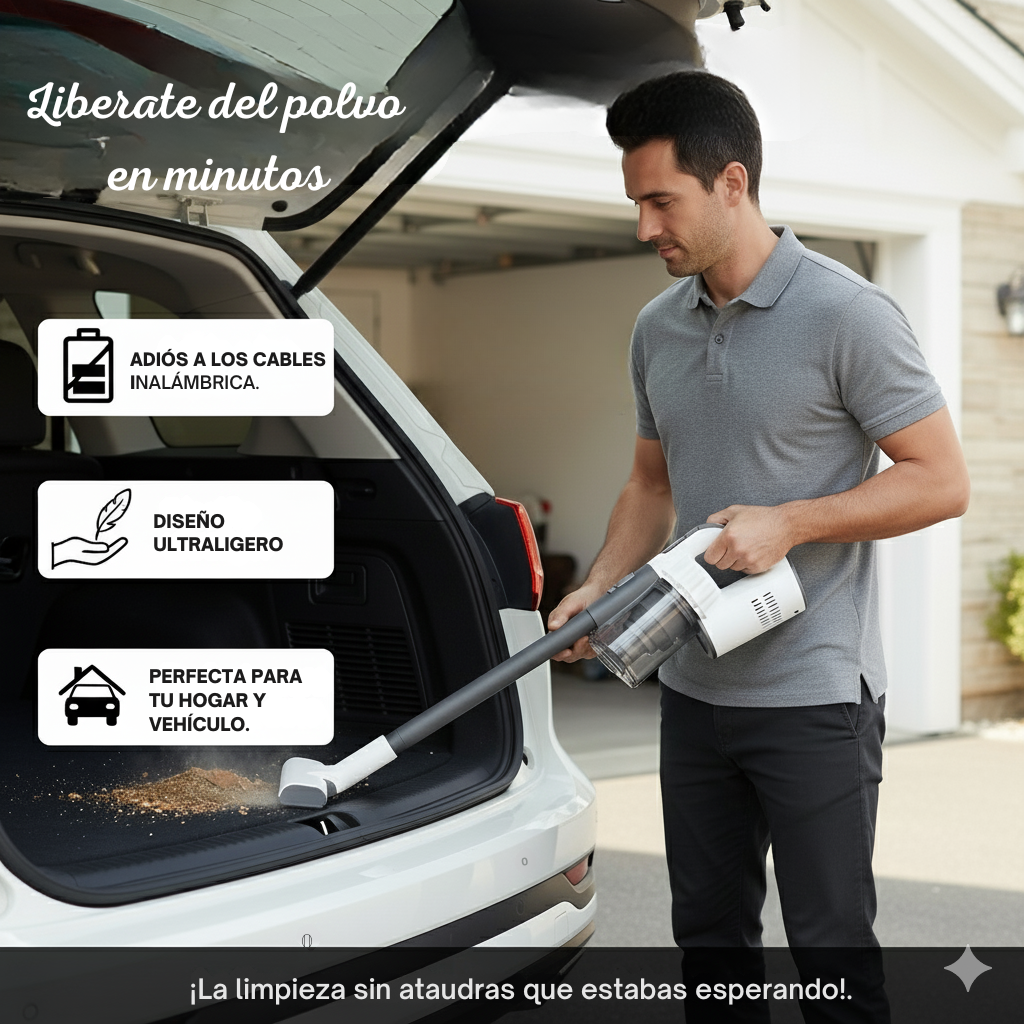 TINSOL™ PowerMax Aspiradora inalámbrica vertical – Potencia y libertad - Oferta exclusiva Cyber.